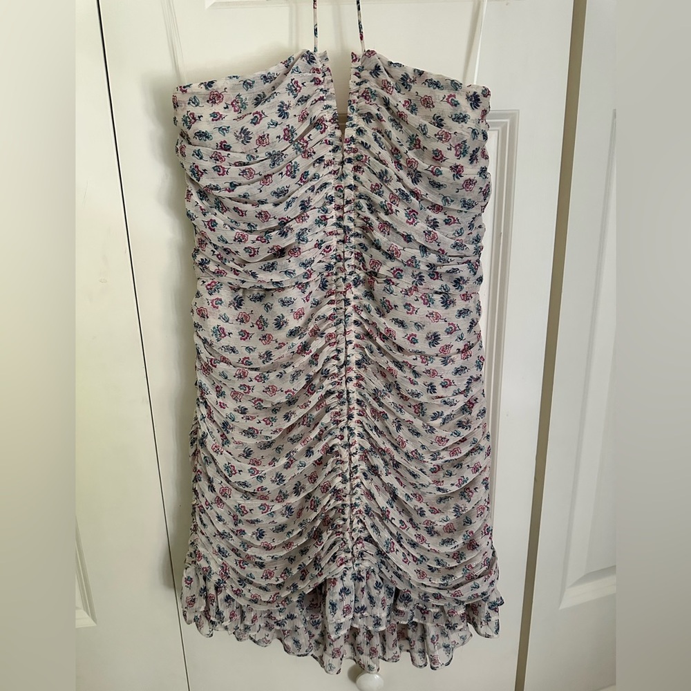 Zara cream halter dress